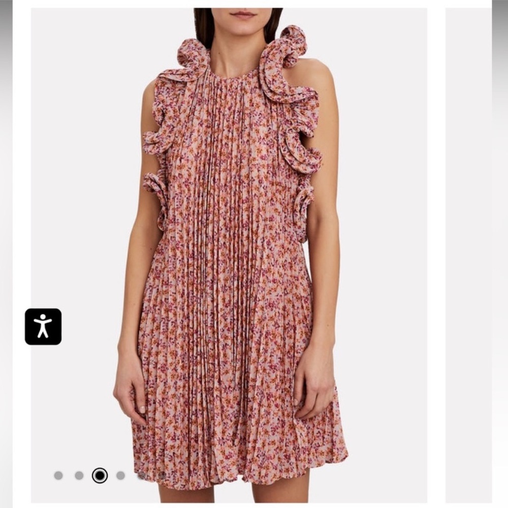 Amur
Mimi Floral-Print Ruffled Dress